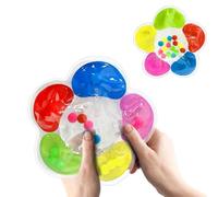 Juvanovo Colour Sorting Sensory Toys, Sensory Fidget Toys for Autism, Flowers Colour Sorting Toys, Fine Motor Skills Toys, Color Matching Educational for Autism ADHD ADD OCD