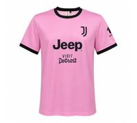 JUVE Juventus 26/27 Children's Football Jersey Away Pink and Black Regular | Official Replica Second Jersey 26/27 Breathable Polyester, 4-12 Years, Gift Idea for Little Fans Juve