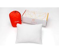 JUVEA® Travel Pillow - Compact Natural Talalay Shredded Latex with Washable Cover. Perfect Mini Pillows for Camping, Car, Sleeping Bag, Travel & Home