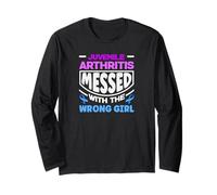 Juvenile Arthritis Messed with The Wrong Girl Long Sleeve T-Shirt
