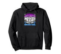Juvenile Arthritis Messed With The Wrong Girl Pullover Hoodie