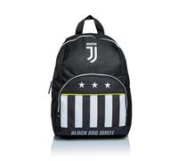 Juventus Backpack 10L Black White Front Pocket Side Mesh 27x36x13cm School