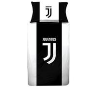 Juventus FC Duvet Cover SetSingle Black/White TA6456