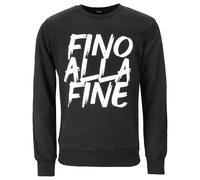 Juventus - Sweatshirt to the end, Official Product, Crew Neck Sweatshirt for Men and Women, Unisex, Black, XL