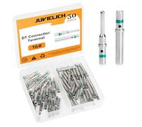 Juvielich 30 Pairs (60PCS) DT Connector Terminal Kit Contact Size 16,DT Pins/Terminal Kit for Deutsch Connector