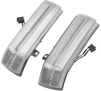 Juvra Car Blinker Side Mirror Indicator Light for RAM For ProMaster For City 2015-2020 2021 2022(Silver)