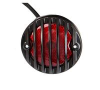 Juvra Motorcycle Turn Signal Light Motorcycle LED Taiilight Round Rear Brake for license for plate Bracket Tail Light Lamp For Benelli For Aprilia Bobber Chopper