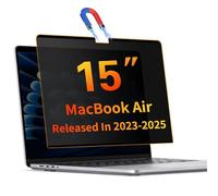 Juvraixo Magnetic Privacy Screen Protector for Macbook Air 15 Inch (2023-2025, M2 M3 M4) Matte Removable Private Anti Blue Light Glare for 15.3" Mac Air Laptop Computer