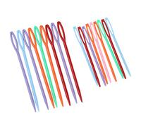 Juwaacoo 18 pcs Plastic Hand Sewing Yarn Darning Tapestry Needles Craft 9.3cm; 7cm Each 9Pcs