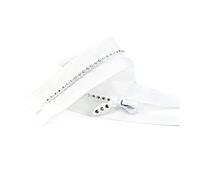 Juwaacoo 1pcs 5# Rhinestone Resin Zippers 50/60/70cm Open-end Decorative Zips Down Jacket Bag Clothes Diy Sewing Accessories, White, 60cm