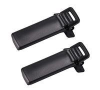Juwaacoo 2Pcs Walkie Talkie Spare Part Back Belt Clip for 2-way Radio UV5R For intercom UV5R / 5RA / 5R + / 5RB / 5RC