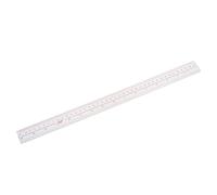 Juwaacoo 40cm 16 Inches Length Measure Clear Plastic Straight Edge Ruler
