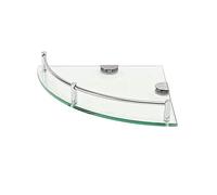 Juwaacoo Bathroom Shelves, Bathroom Glass Shelf,Tempered Glass Shelf for Storing Shower/Soap-C