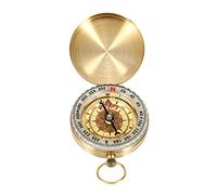 Juwaacoo Classic Brass Pocket Watch Style Camping Compass