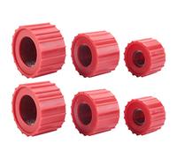 Juwacoo 6 Pcs Copper Pipe Cleaners, 1/2, 3/4, 1 Inch Plumbers Tools Pipe Cleaning Brush, Tube Cleaning Brush for Plumbing Tube Cleaning and Metal Surface Maintenance