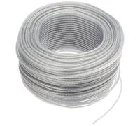 JUWEL 30024 Replacement Washing Line for Rotary Airer, Plastic, Transparent, 62 m