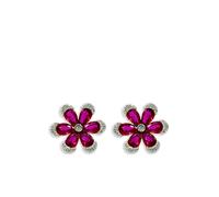Juwelina Paris Ruby Rose earrings - Red One Size