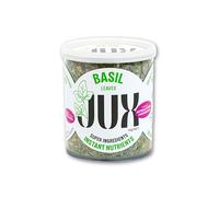 JUX Freeze-Dried Basil | 100% Natural & Nutrient-Rich | Rehydrates Instantly for Cooking, Sauces & Garnishing | Long Shelf Life | Equals 40 Packets of Fresh Basil | No Additives, Vegan (14g)