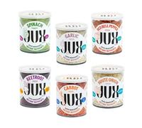JUX Freeze-Dried Vegetable Bundle | 100% Natural & Nutrient-Rich | Includes Red Bell Pepper, Spinach, Carrot, Beetroot, Garlic and White onion | Vegan Friendly