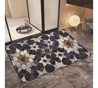 JUXDZISHW Gray,60 * 90,Boho Front Door Mat Outside Entrance, Bath Mat for Bathroom Boho Bathroom Rugs Non Silp Water Absorbent Bath Rug Soft Washable Floor Rug for Tub Showers Laundry Room Bath Decor