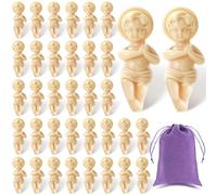 JUXINGDAZYF Baby Jesus Figurine 1.5'' King 36 Pack Cake Figure with Gift Bag Resin Mini Jesus Figures Figurines Party Cake Toppers Decorations Religious Gifts Non-Edible Cake Toppers