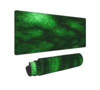 Juxweku Large Mouse Pad Big Data Green Data Desk Pad XXl Extended Mouse Mat Non Slip Rubber Base Mousepad for Computer PC Office