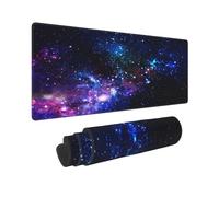 Juxweku Large Mouse Pad Galaxy Star Field Space Desk Pad XXl Extended Mouse Mat Non Slip Rubber Base Mousepad for Computer PC Office