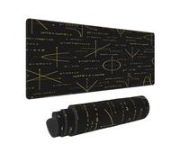 Juxweku Large Mouse Pad Math Mathematical Formula Teach Desk Pad XXl Extended Mouse Mat Non Slip Rubber Base Mousepad for Computer PC Office