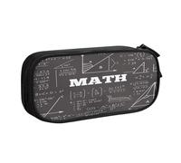 Juxweku Large Pencil Case Math Chalkboard Teach Big Capacity Pen Box Pouch Pencil Bag for Boys Girls Kids, School Office Supplies