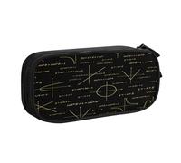 Juxweku Large Pencil Case Math Mathematical Formula Teach Big Capacity Pen Box Pouch Pencil Bag for Boys Girls Kids, School Office Supplies