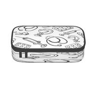 Juxweku Medical Stethoscope Nurse Rn Pencil Case, Big Large Capacity Pen Bag for Boys Girls Students Stationery Pouch Pencil Box Desk Organizer School Office Supplies