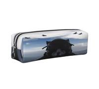 Juxweku Pencil Case Awesome Fighter Pilot Pen Box Pouch Large Pencil Bag for Boys Girls Kids, School Office Supplies