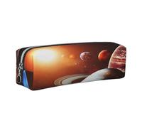 Juxweku Pencil Case The Planets Pen Box Pouch Large Pencil Bag for Boys Girls Kids, School Office Supplies