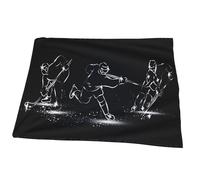 Juxweku Throw Blanket Ice Hockey Players, Soft Throw Blankets for Bed Sofa Couch Bedroom Decorative, 76 x 102 cm