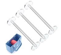 JUXYES 3 Pack Clear Acrylic Yarn Spinner Rotating Yarn Holder