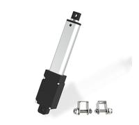 Juyancao 125mm 120N Mini Electric Linear Actuator 5 Inch Linear Motion Actuator 12V Actuators with Brackets for Cabinets, Robotics, Home Automation, Window Opener