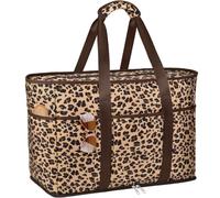 JUYANO Extra Large Beach Bag for Women with Zip Waterproof Beach Tote Bags with Wet Compartment Summer Tote Bag Family Large Shoulder Bag for Beach, Holiday, Shopping, Traveling 45L