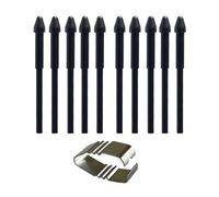 JUYAXIN 10 Units Premium Writing Nibs with Carrying Clip Natural Line Management for X5Pro Tablets High Sensitivity Drawing Nibs