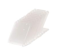 JUYAXIN 2 Colors Earring Holder 10 Pcs L-Shape Earring Display Jewelry Displays Marketing Holders Acrylic Ear Stand Earing Holder Organizer