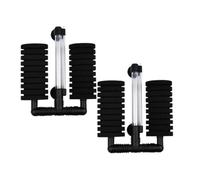JUYAXIN 2Pcs Filter Biofilter Replacement Aquarium Media Sponge Cartridges Internal Aquarium Media Biofilte Double Layer Fish Tanks Pad