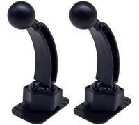 JUYAXIN Adhesive Base Phone Mount Double 17mm Ball Joint Adapter Stable Car Kitchen Office Installation Double Ball Mount Adapter