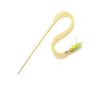 JUYAXIN Funny Caterpillars Colorful Rod Indoors Entertainment Multifunctional Cats Rod for Small Large Entertainment Tool