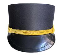 JUYAXIN Instrumental Parades Top Hats for Theme Parties Festivals and Celebrations with Breathable Fabric Ensuring Comfort Foldable Hat