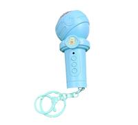 JUYAXIN Kids Microphone Keychain Shape Recorder Pendant Function Compactly Keyring Design Safe ABS Gift Item Kids Microphone Keychain