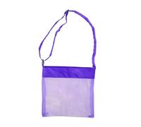 JUYAXIN Large Capacity Folding Meshes Beach Bag Adjustable Shoulder Strap Kids Toy Portable Sea Shell Collecting Large Capacity Folding Meshes for Kids