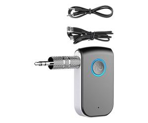 JUYAXIN Long Battery Life Car Adapter Equipped with Single Button Control High Sensitivity Microphone for Clear Calls Double Device Adapter