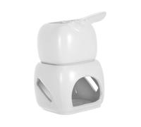 JUYAXIN MultiFunctional Ceramic Chocolate Fondue Pots Aromatherapies Oil Burners Oil Diffuser for Melting Butter and Cream White Fondue Pot