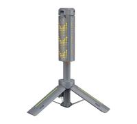 JUYAXIN Portable Outdoor Light Outdoor Adventure Lighting Dimmable Camping Lights Adjustable Height Camping Lamp ABS Texture Retractable Camping Light LED Flame Effect Lamps