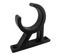 JUYAXIN Reinforced Black Nylons Tube Clamps Boats Yachts Rod Holder Paddles Part For Boats Accessories Ladder Hook Durability Black Nylons Fishing Clamps