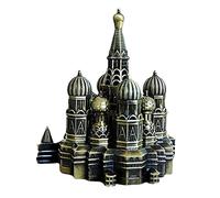 JUYAXIN Retro Decorations Kremlin Statue Figurines Metal For Collectors Home Bedroom Living Room Indoor Space Decor Nordic Indoor Decor Kremlin Statue Figures For Reading
